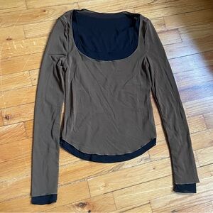 Free people double take long sleeve top